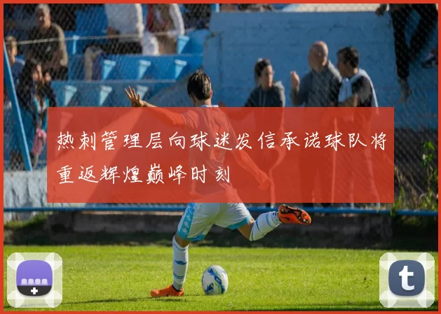 热刺管理层向球迷发信承诺球队将重返辉煌巅峰时刻